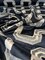 1 Yard Upholstery Raised Velvet Fabric Black 60% Rayon 40% Polyester 56 Inch Width